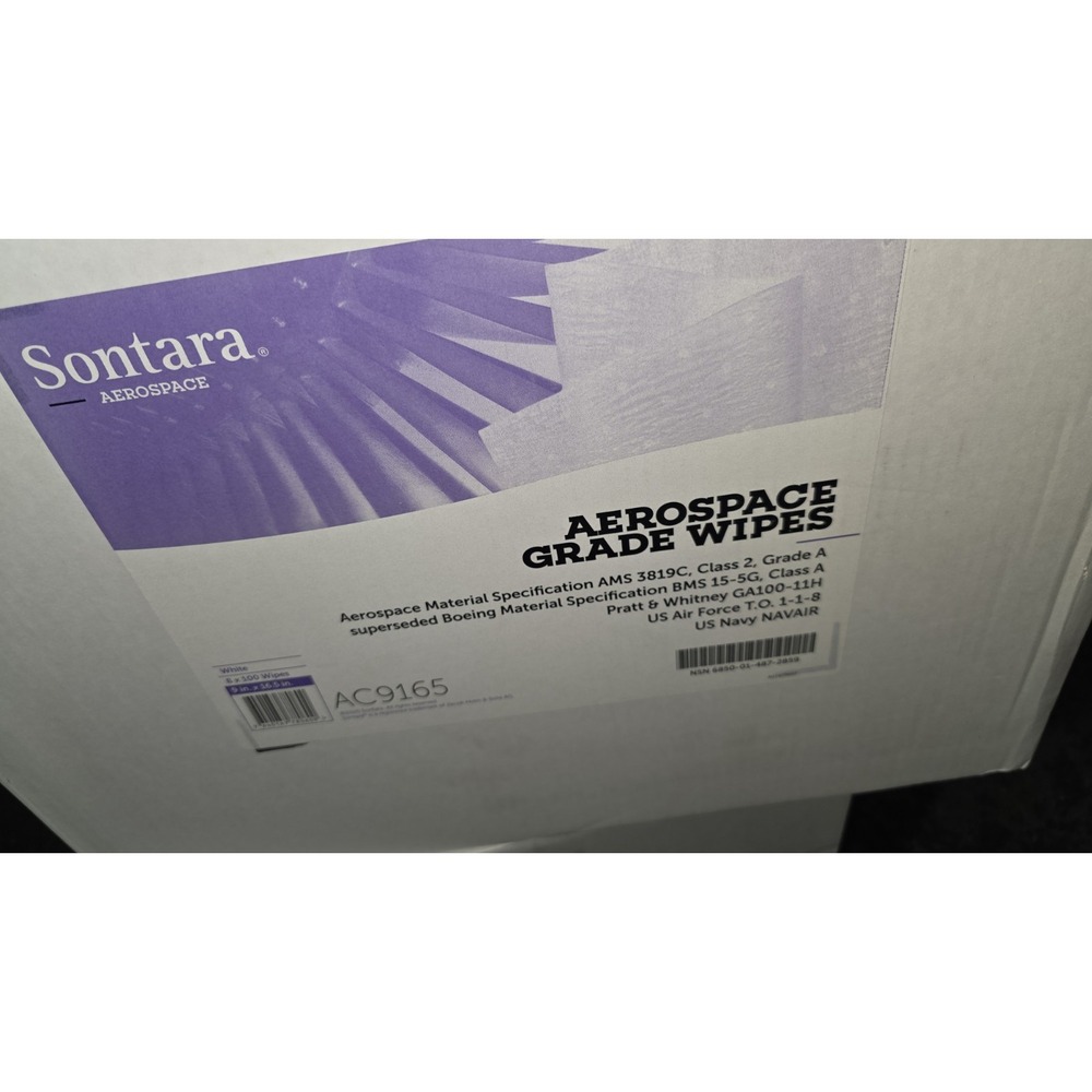 Sontara AC9165 Aircraft Wipes (Case of 8 Boxes) (9" x 16.5")